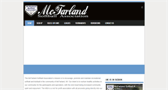 Desktop Screenshot of mcfarlandsoftballassoc.com